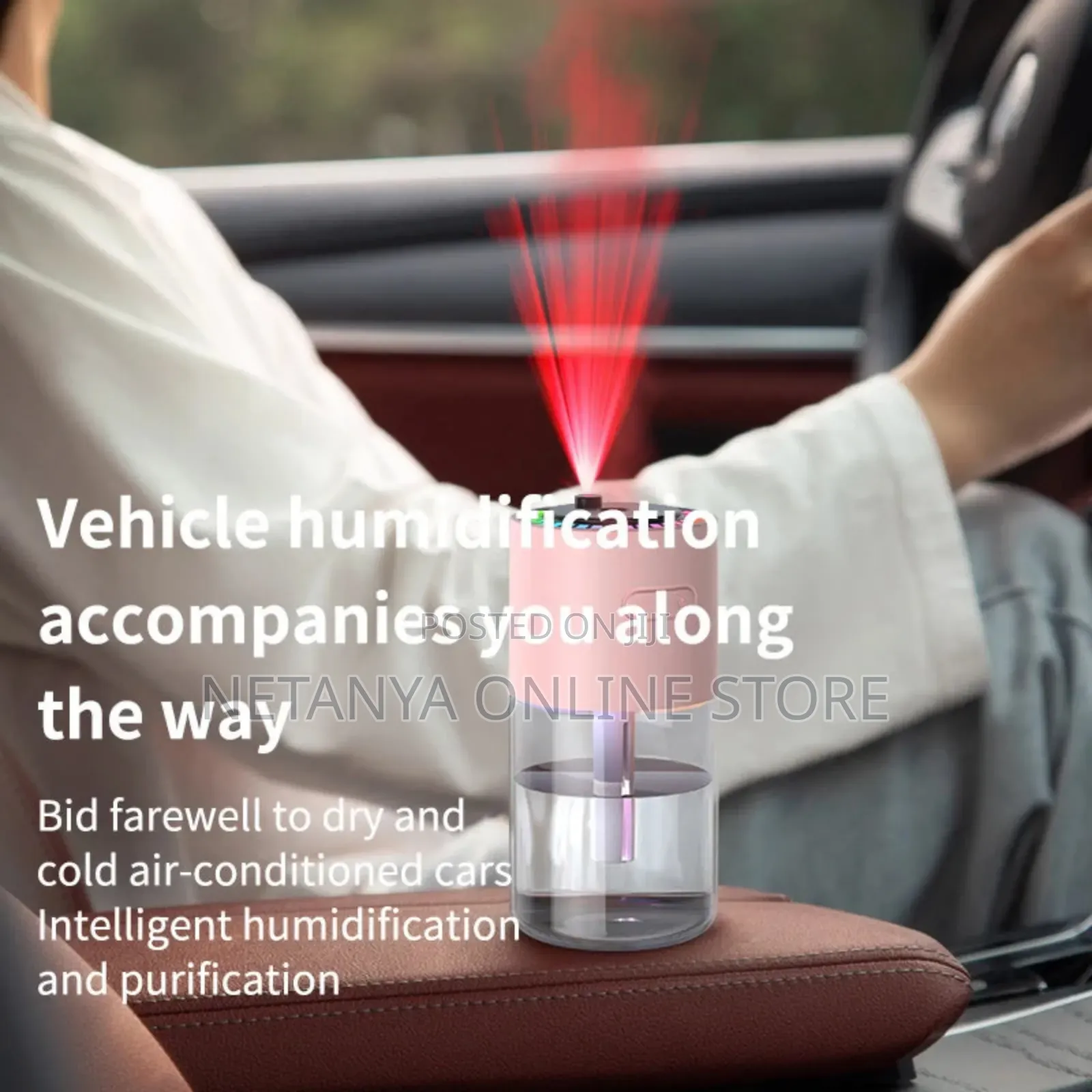 Portable Rotating Led Humidifier