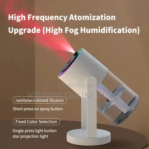 Portable Rotating Led Humidifier