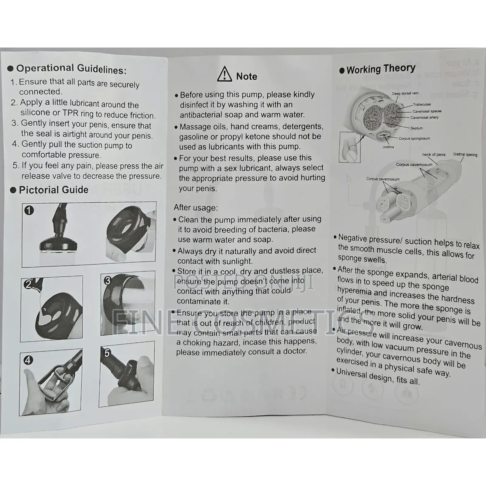 PENIS ENLARGEMENT PUMP, Vacuum Erectile + Elongation Growth