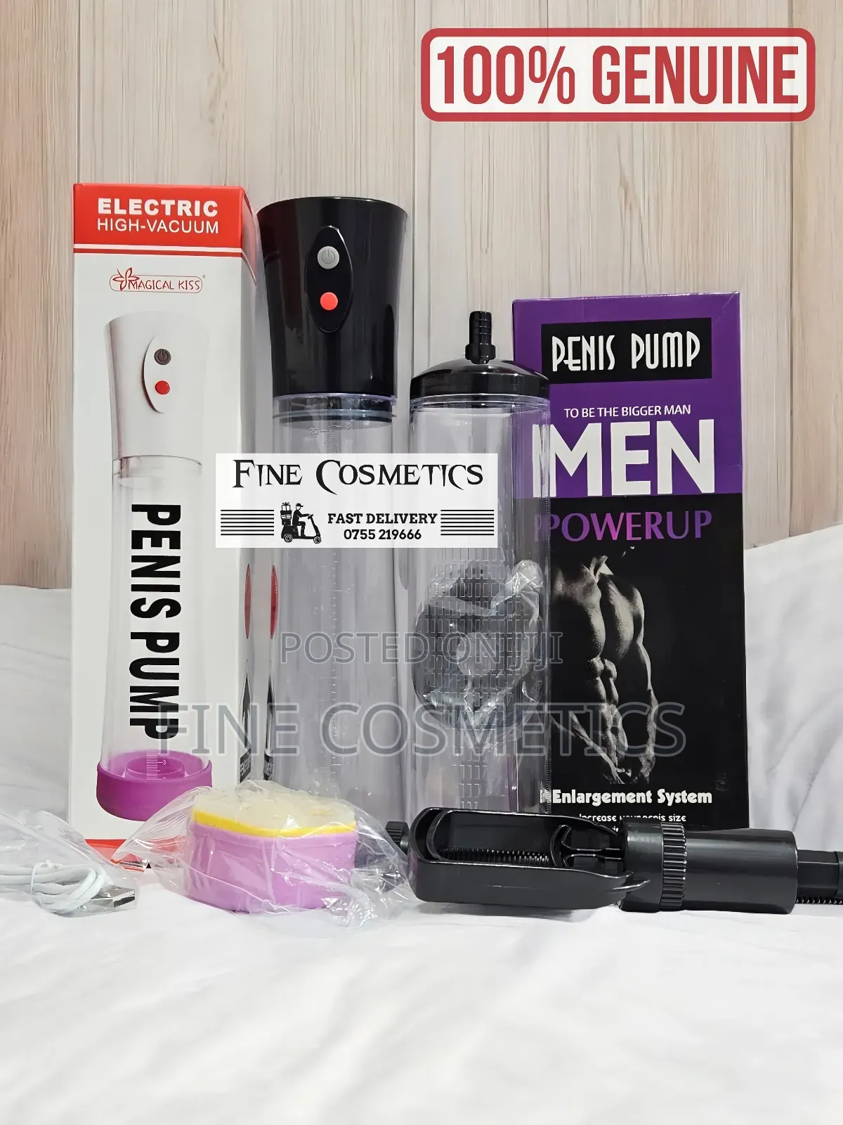 PENIS ENLARGEMENT PUMP, Vacuum Erectile + Elongation Growth