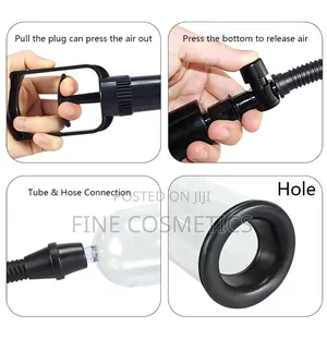 PENIS ENLARGEMENT PUMP, Vacuum Erectile + Elongation Growth