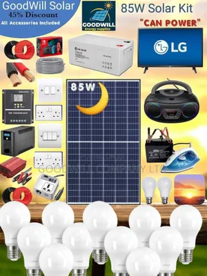 85w Solar System Full Kit Charging Even in Rainy Weather