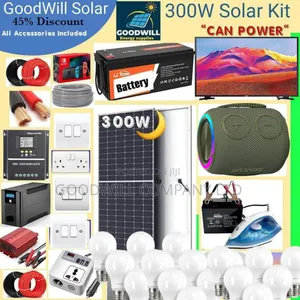 300w Solar System Full Kit Charging Even in Rainy Weather