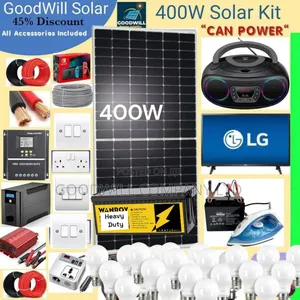 400w Solar System Full Kit Charging Even in Rainy Weather