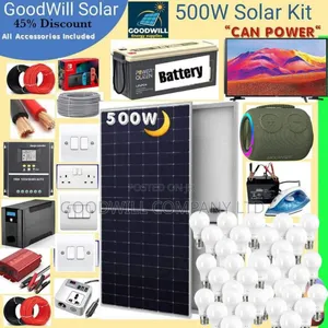 500w Solar System Full Kit Charging Even in Rainy Weather