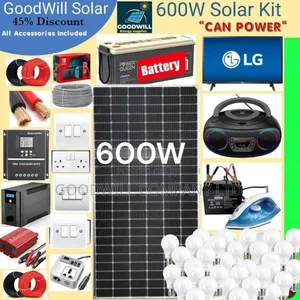 600w Solar System Full Kit Charging Even in Rainy Weather