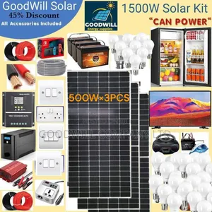 1500w Solar System Full Kit Charging Even in Rainy Weather