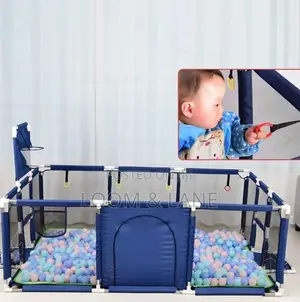 Baby Playpen With Basketball Hoop