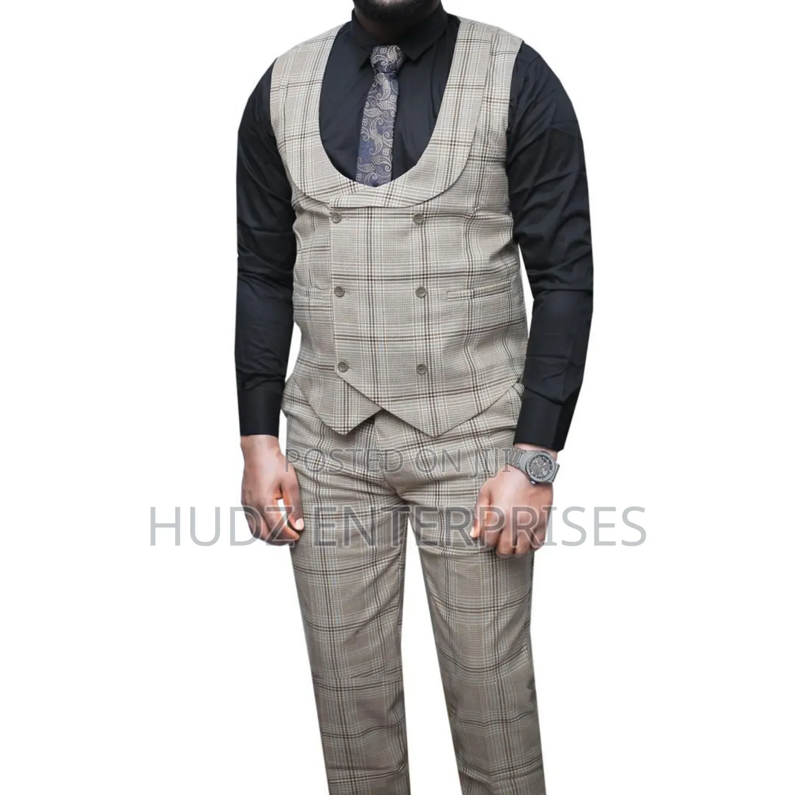 2pc Without Blazer Smart Checkered