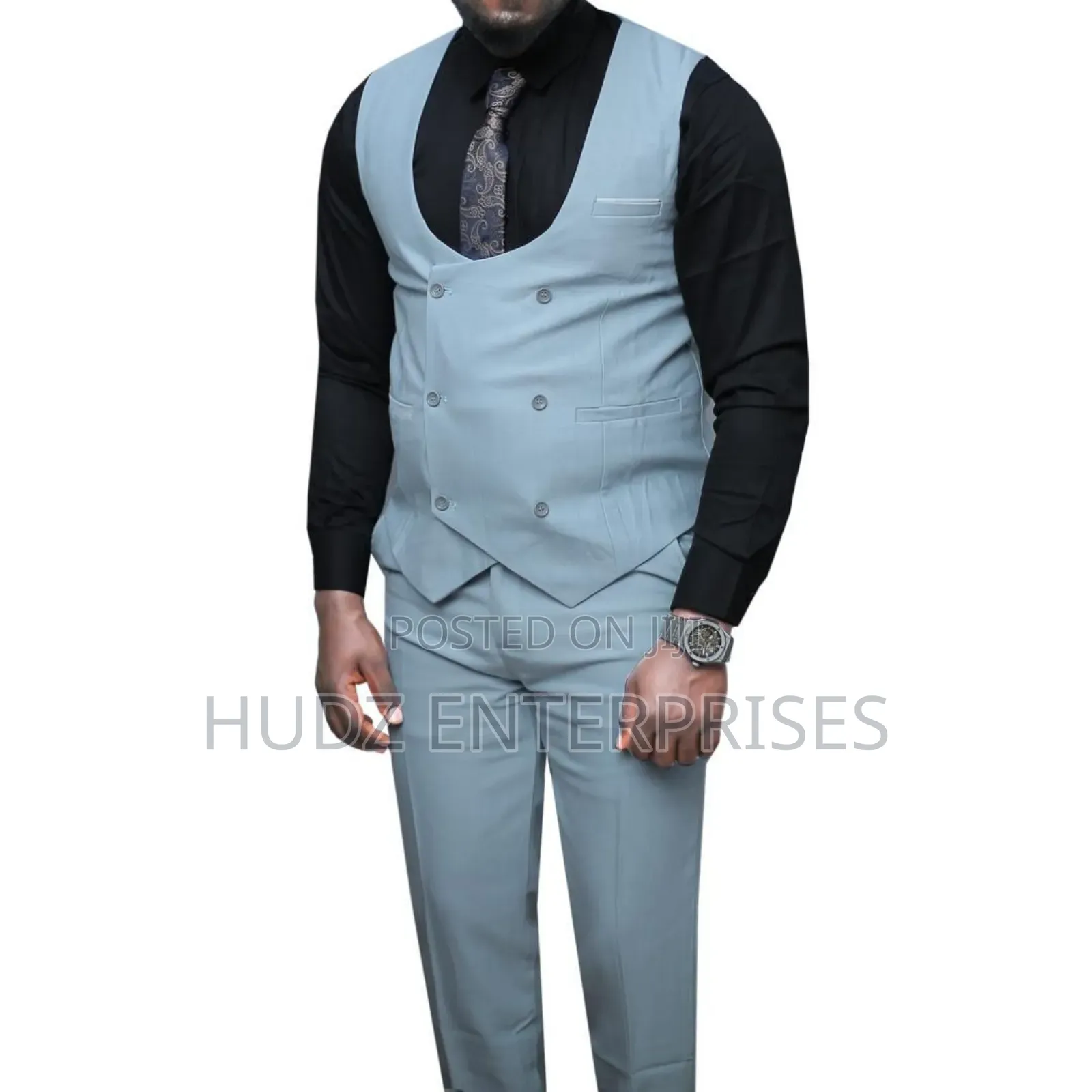 2pc Without Blazer Light Blue