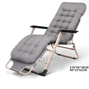 Cotton Cushion Balcony Lounge Zero Gravity Inclining Chair