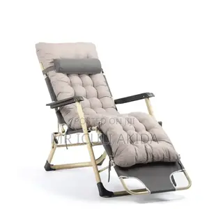 Cotton Cushion Balcony Lounge Zero Gravity Inclining Chair