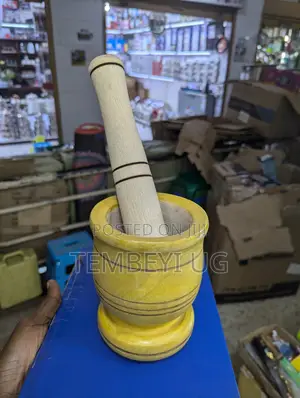 Wooden Mortar and Pestle, Kanu