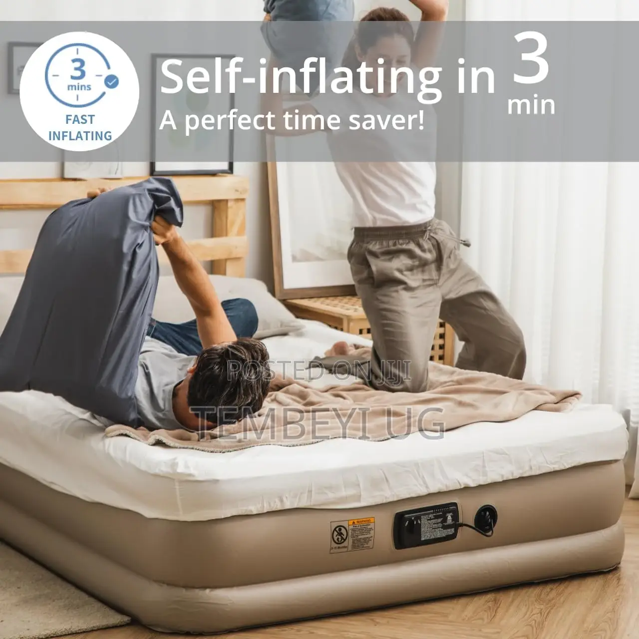 Air Mattress With Inbuilt Pump