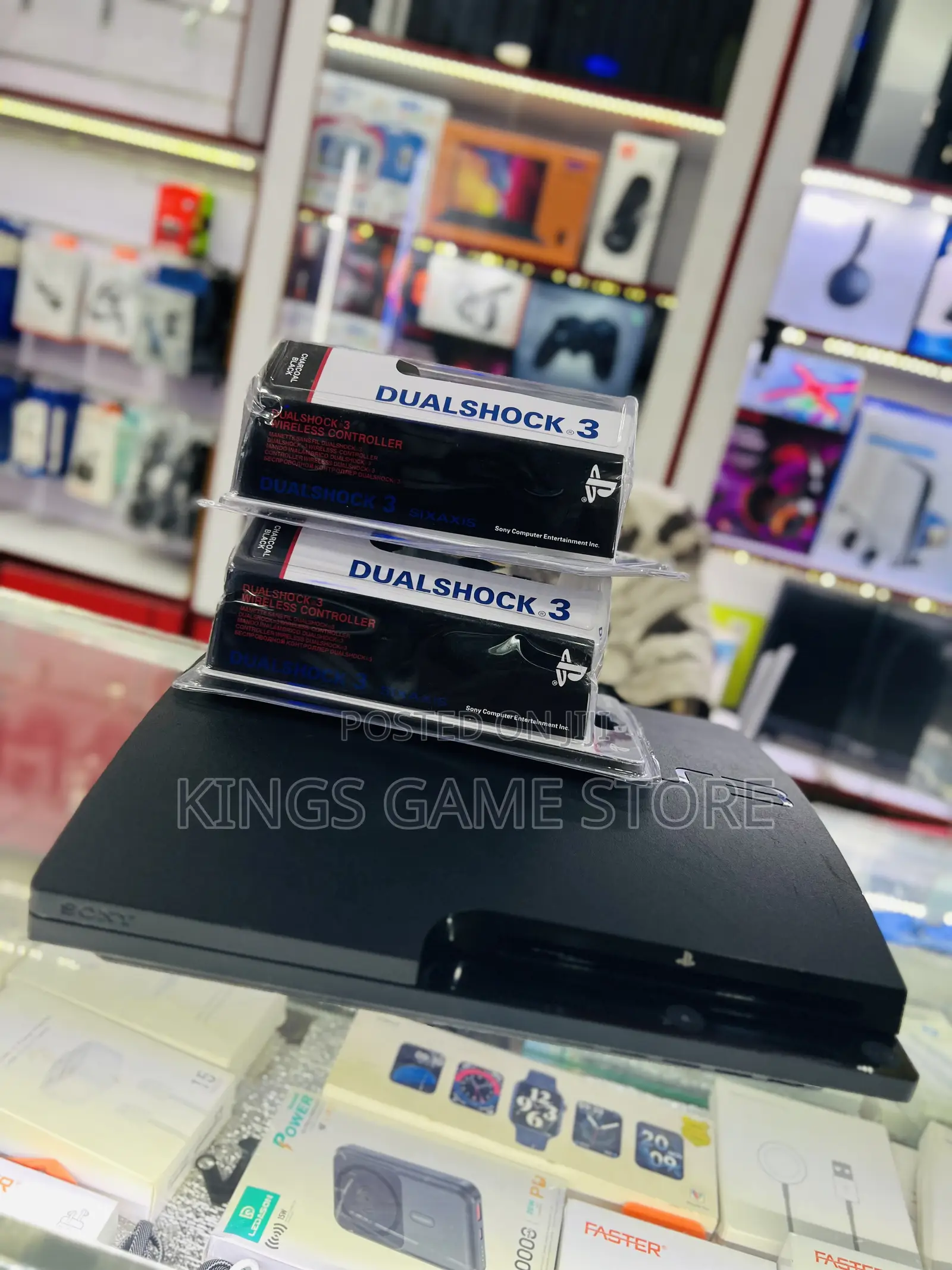 Ps3 Slim Chipped With 8games and 2 Controllers