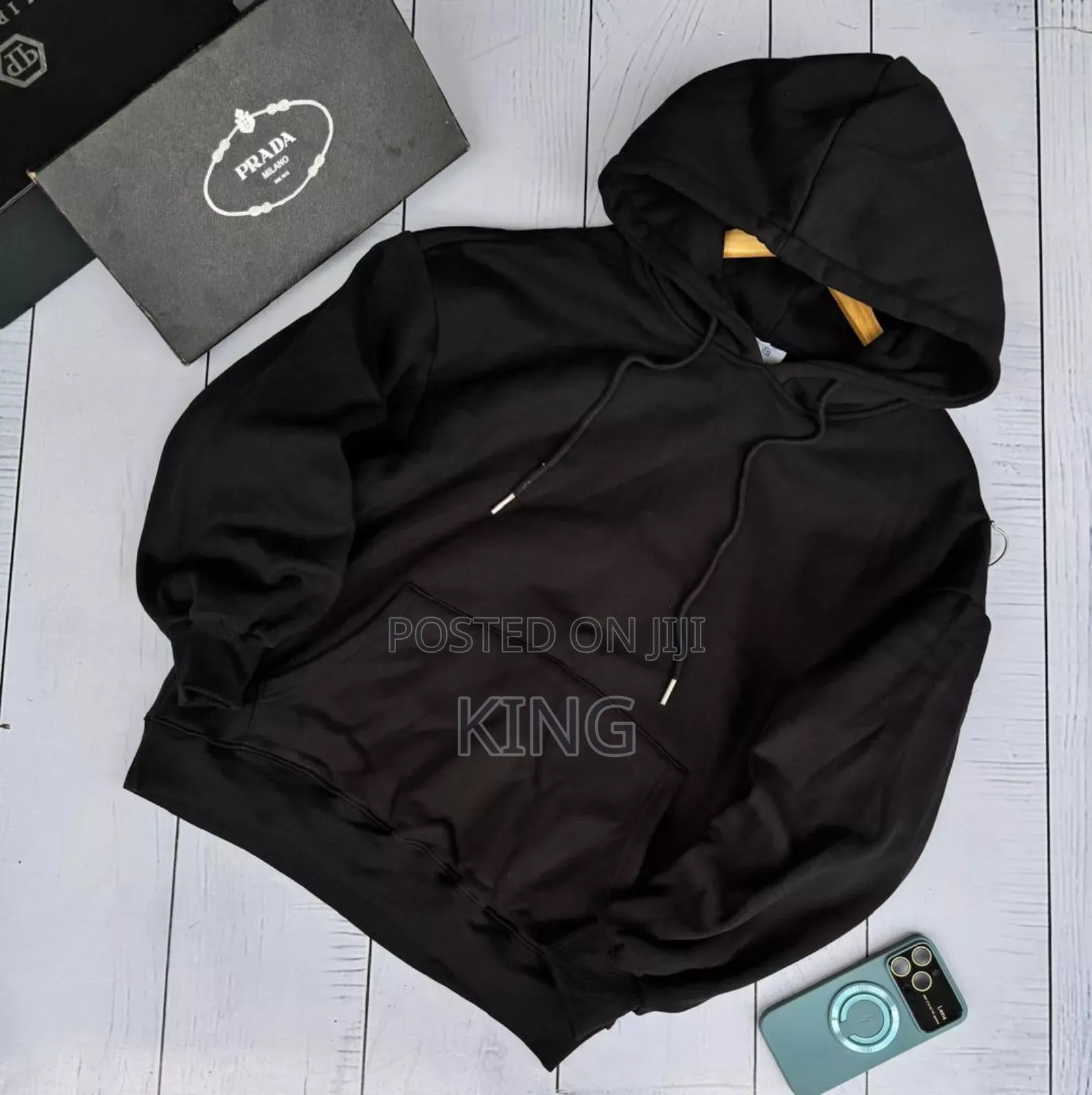 Den Black Jumper Hoodie