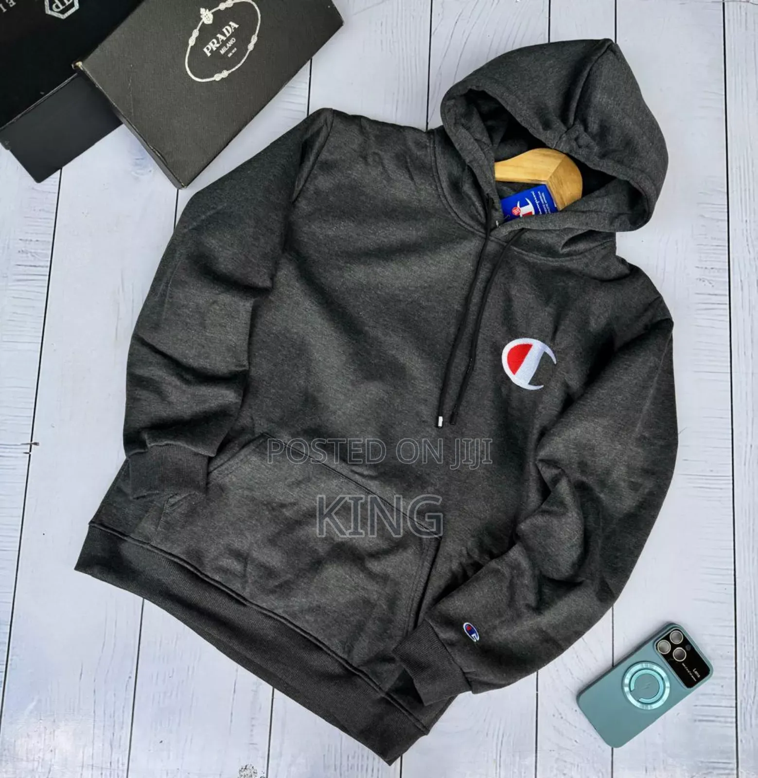 Champion Jumper. Dark Grey