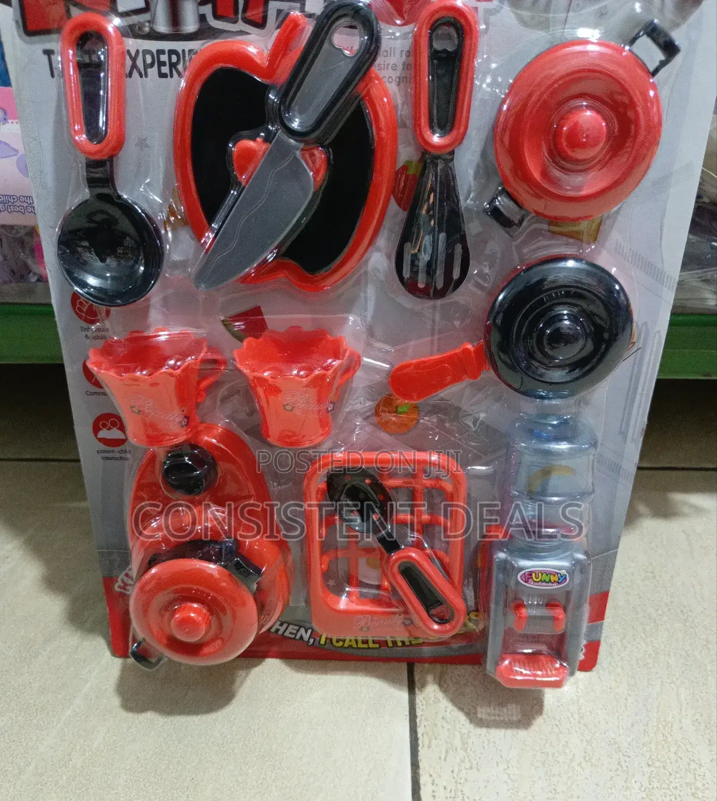 Plastic Non Toxic Baby Kitchen Play Toy Set