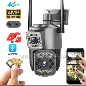 Solar Camera Double Lens 8mp Night Vision Simcard Security