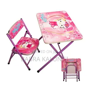Foldable Characters Kids Table and Chairs Portable