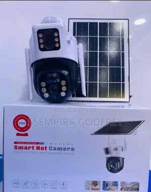 Double Lens Solar Security Camera V380 Pro App