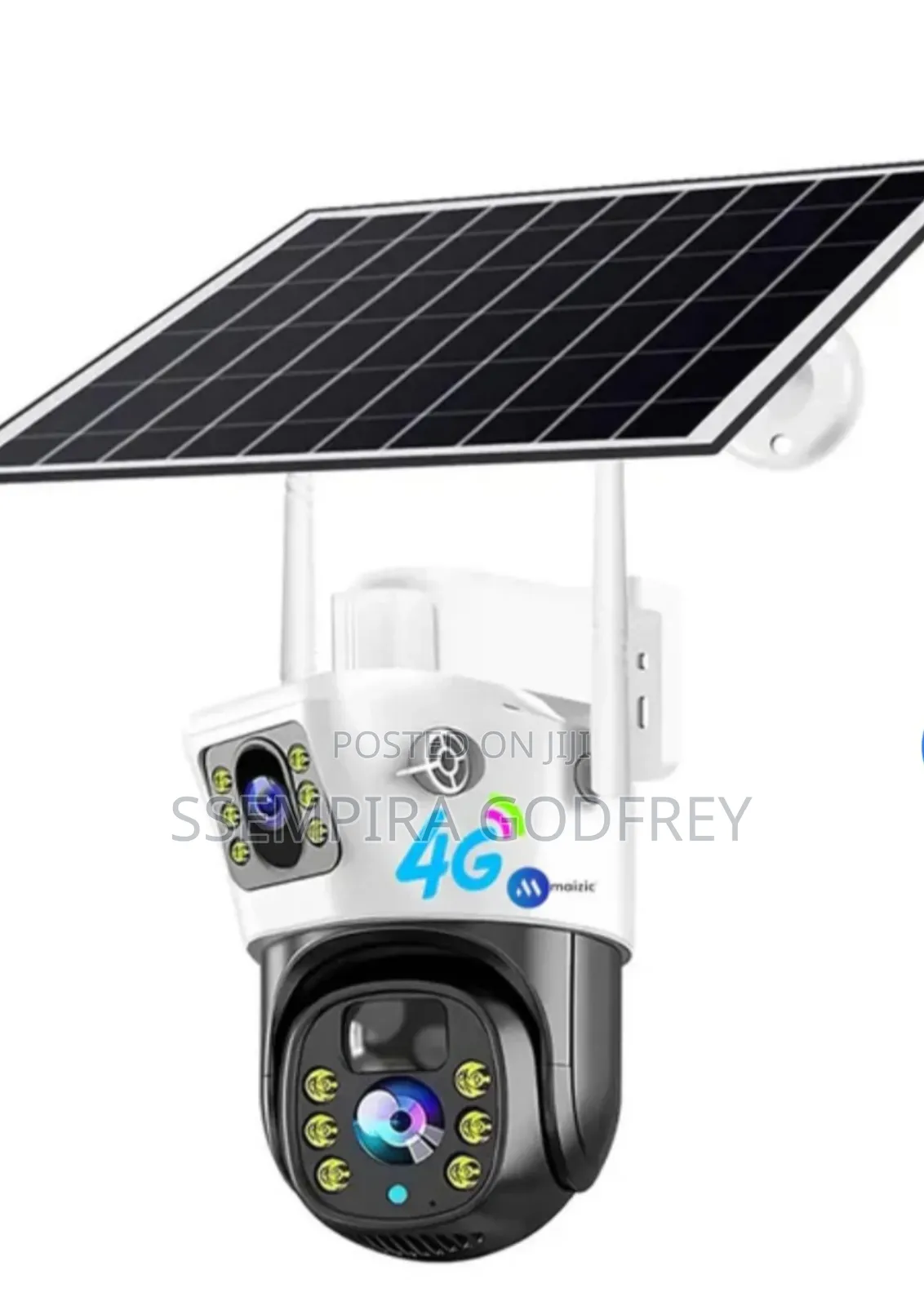 Double Lens Solar Security Camera V380 Pro App