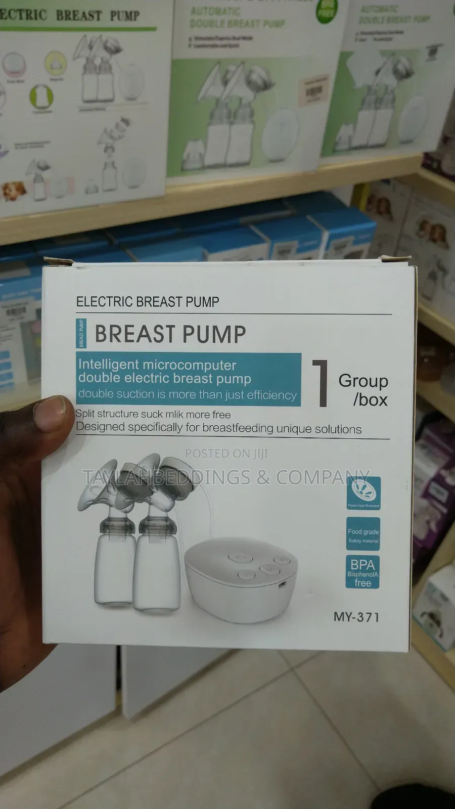 Double Electric Breast Pump Portable Anti-Overflow