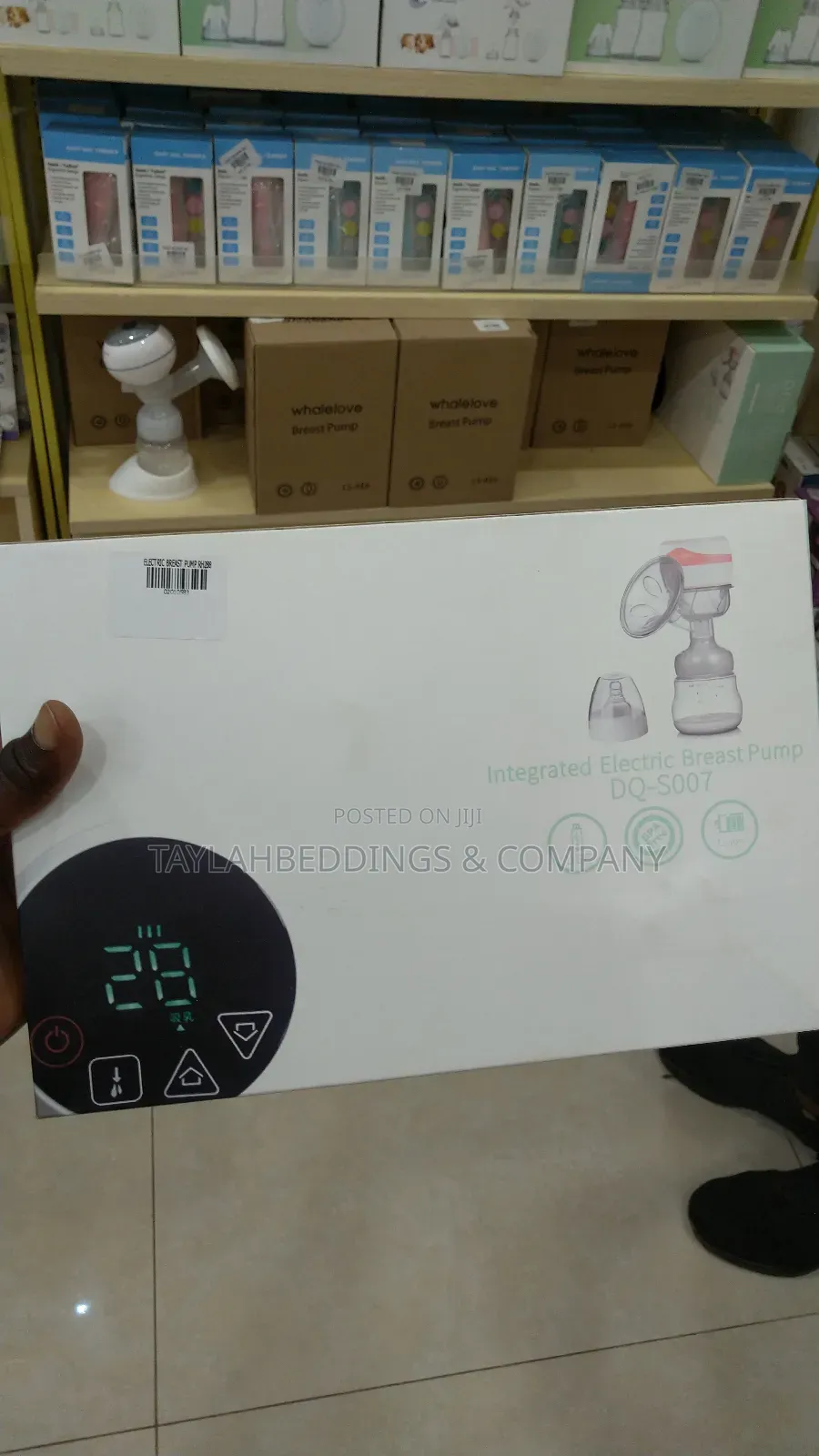 Portable Electric Breast Pump, Low Noise, Memory Function