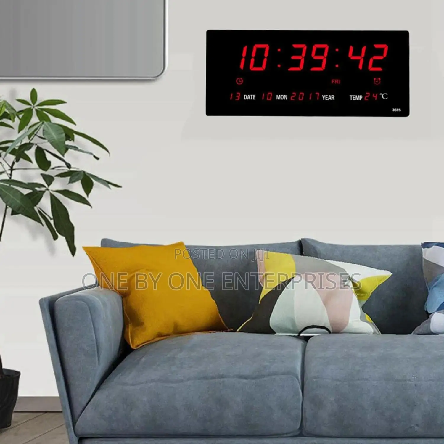 Digital Wall Clock Display Home Clock Big Size