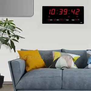 Digital Wall Clock Display Home Clock Big Size