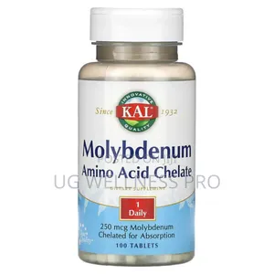 KAL, Molybdenum Amino Acid Chelate, 250 McG, 100 Tablets