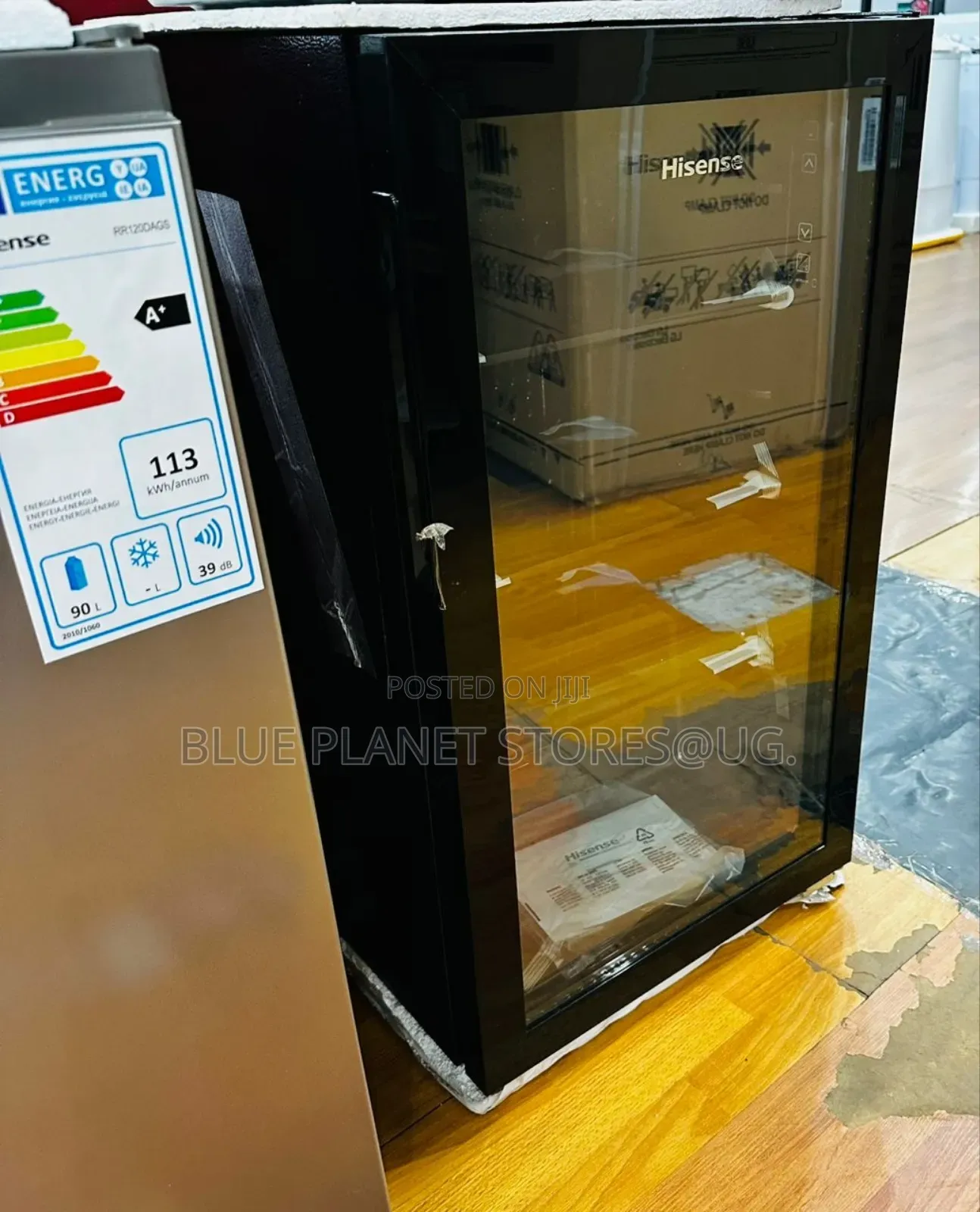 HISENSE 90litres Glass Door Display Chillers/Refrigerators.