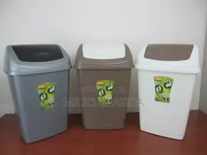 50ltrs Home,Office Plastic Swing Top Dustbin/Wastebin
