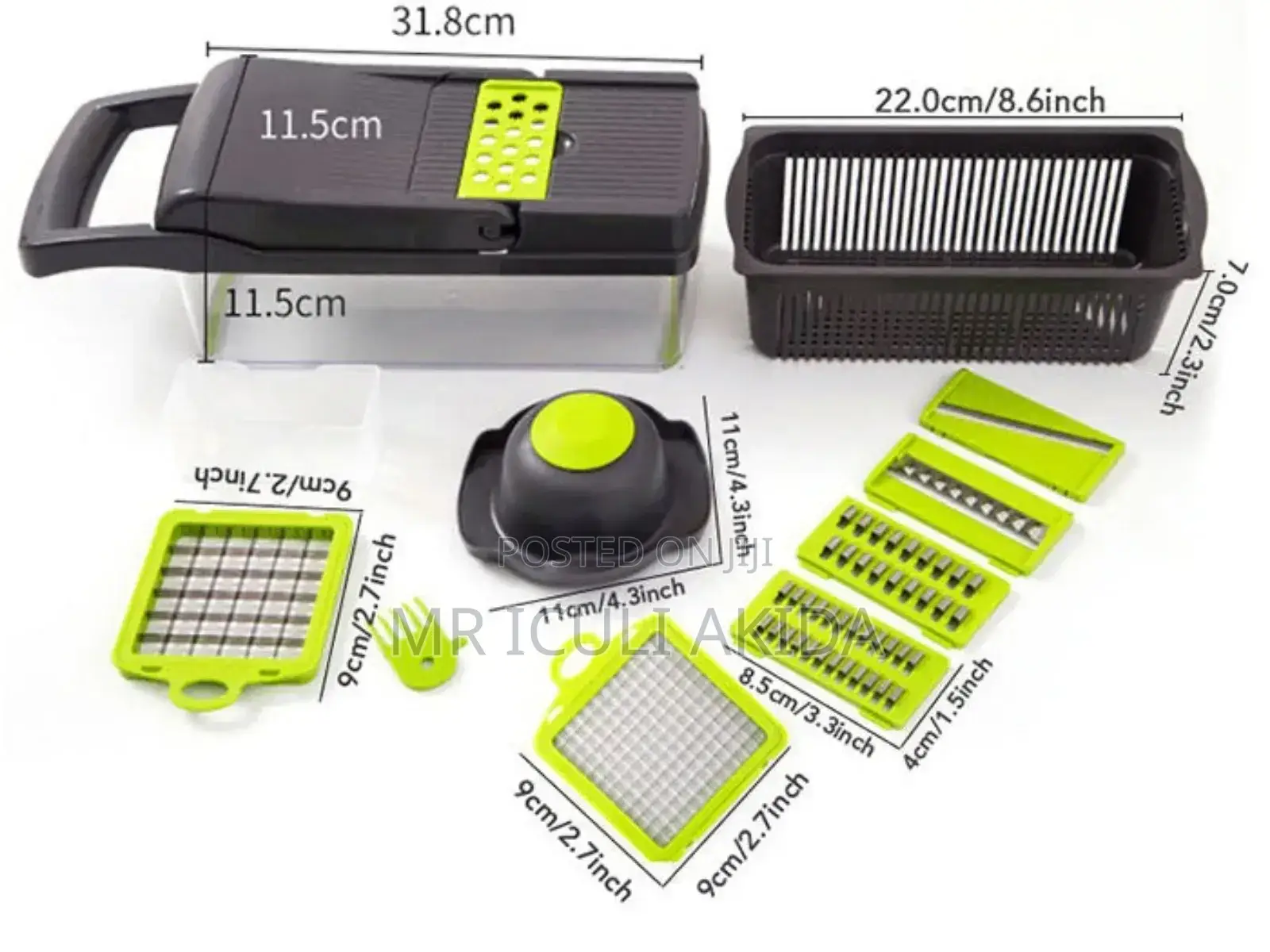 Vegetable Cutter Slicer and Dicer 8 in 1
