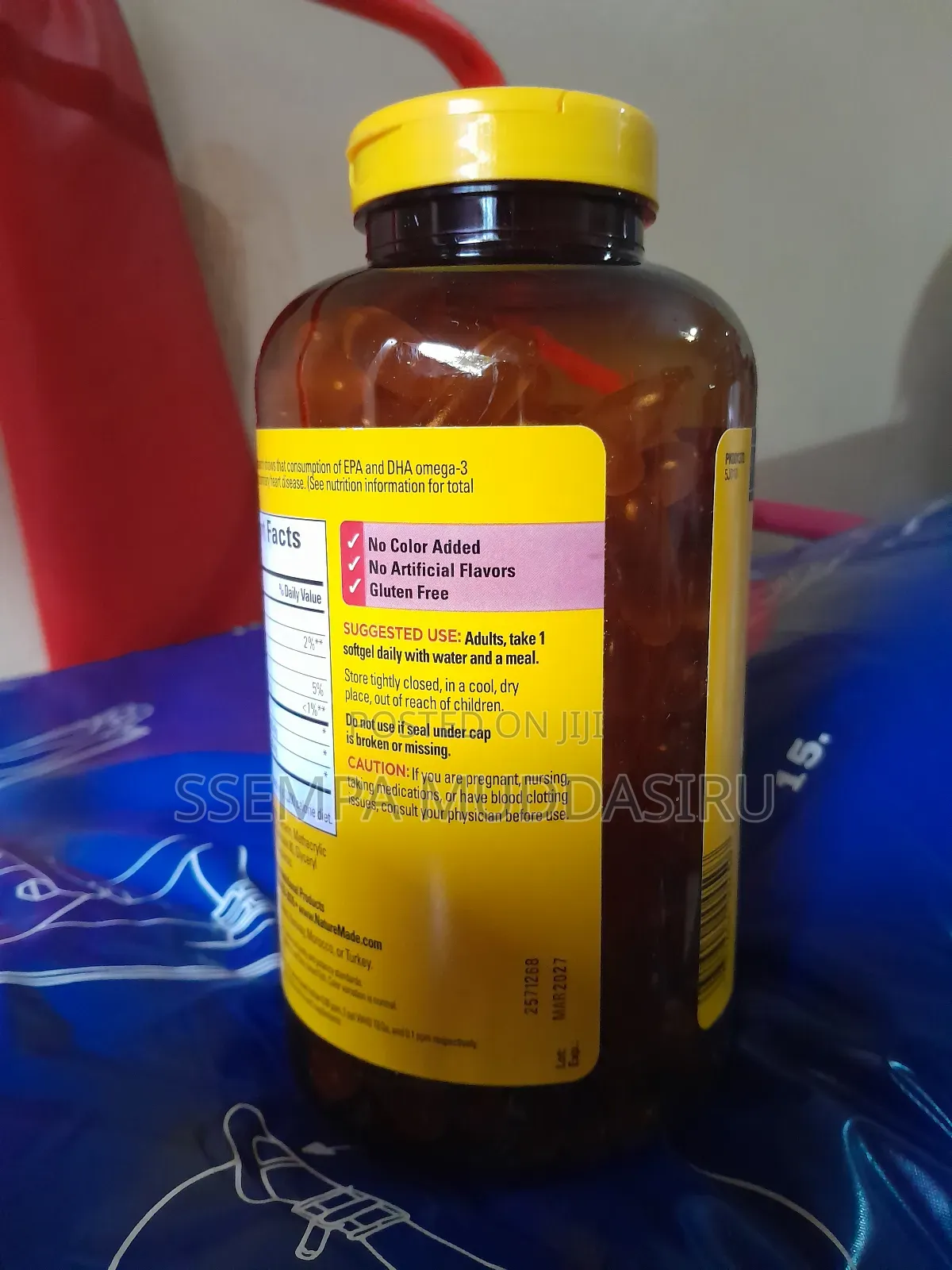 Nature Made Burp-Less Fish Oil 240 Gel Tablets
