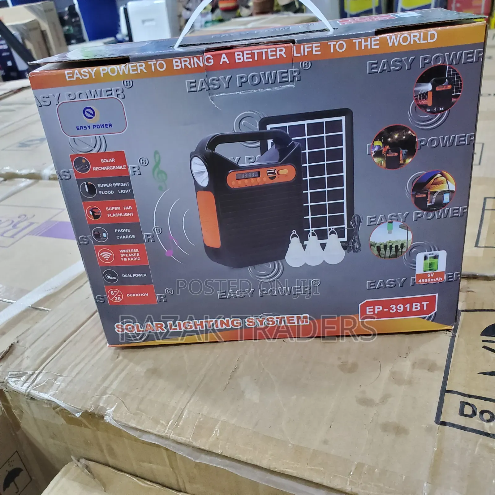 Portable Solar Generator , Solar Panel Radio Phone Charger