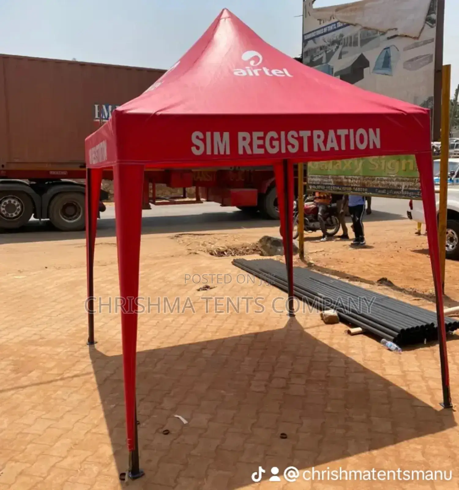 Airtel Branded Exhibition Tents 6x6fts