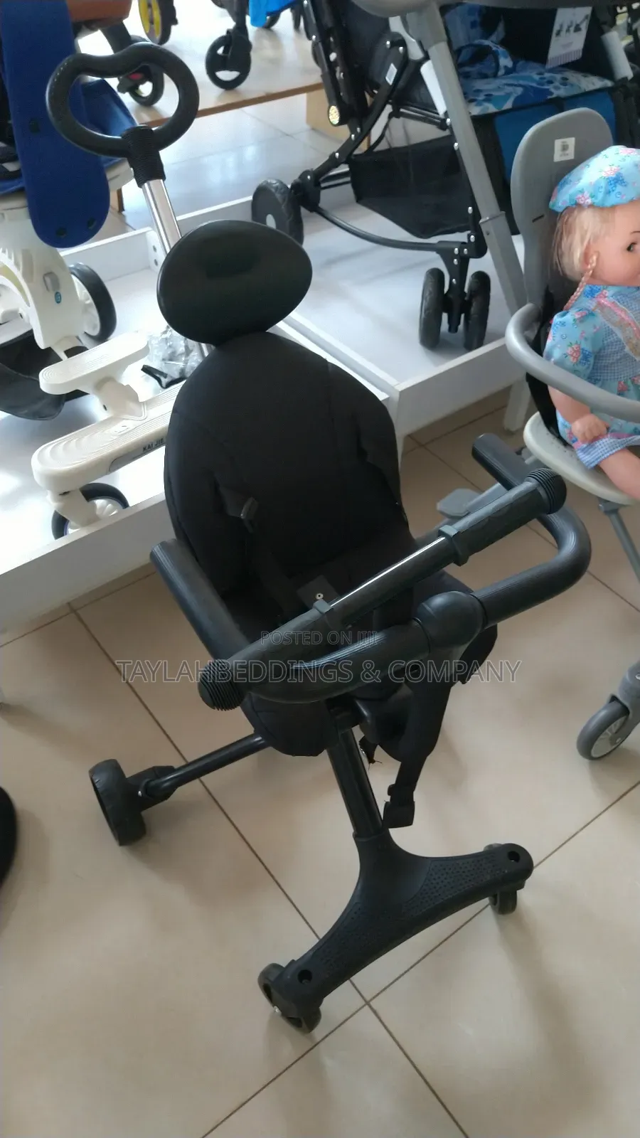 Rider,Lightweight,Compact and Portable Travel Stroller Black