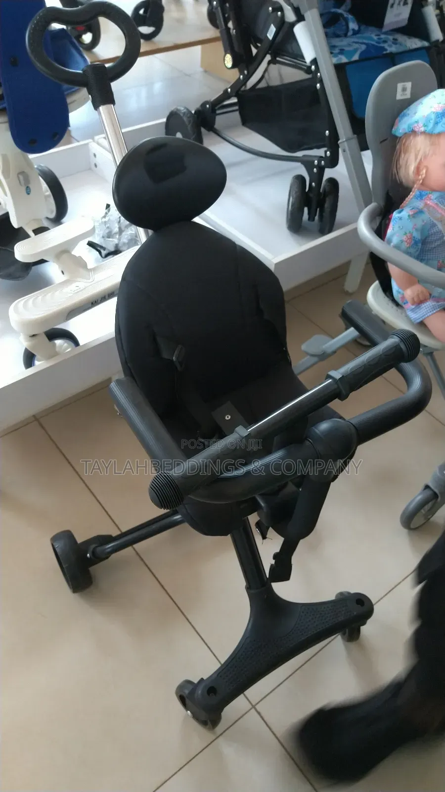 Rider,Lightweight,Compact and Portable Travel Stroller Black