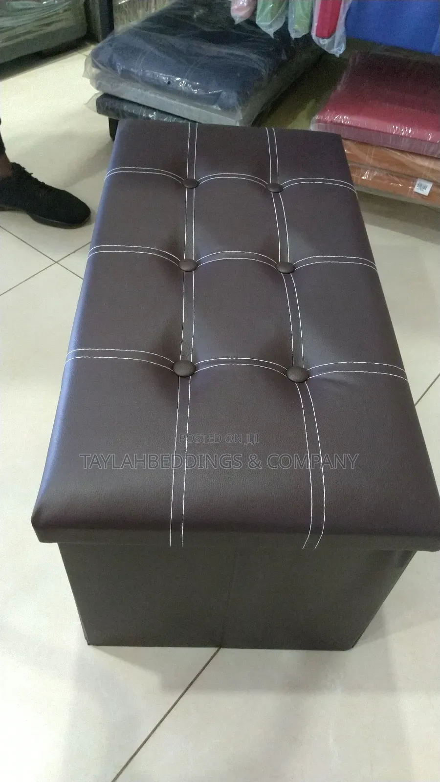 30 Inches Folding Storage Bench Suit for Bedroom,Living