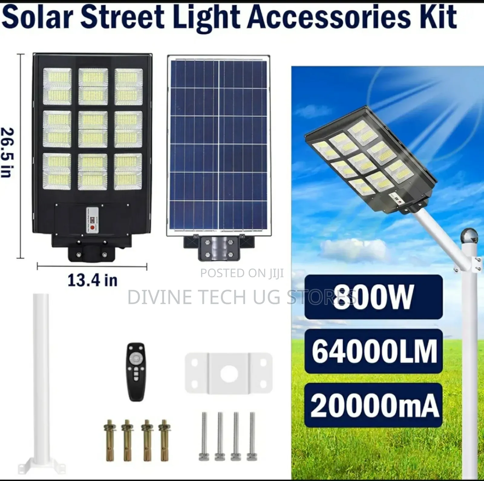Solar Street Lights 800w, Compound Solar Street Light