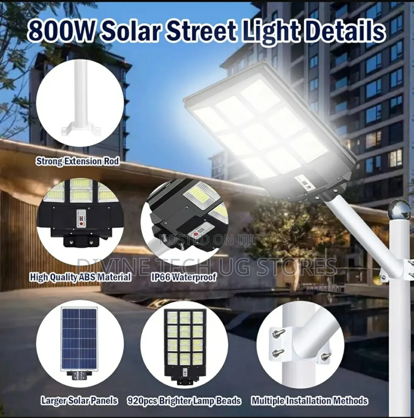 Solar Street Lights 800w, Compound Solar Street Light