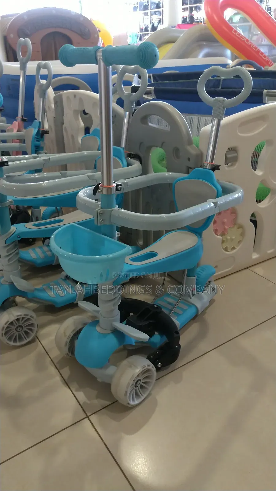 7in1 Scooter Tricycle With LED Wheels for Children