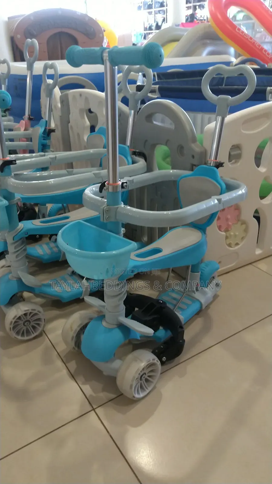 7in1 Scooter Tricycle With LED Wheels for Children