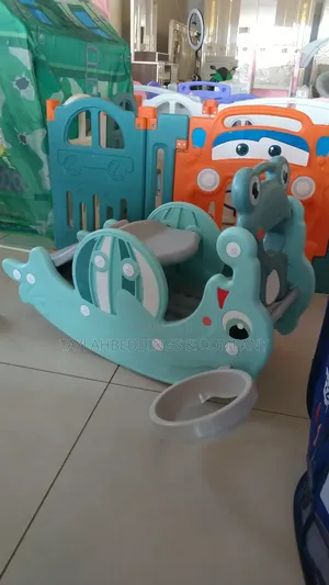 5in1 Toddler Slide Rocking Toy, Slide for Kids With Stool