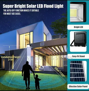 100w Solar Flood Light Auto Solar Floodlight With Remote