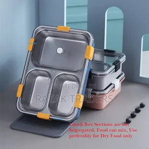 Insulated Lunch Box - Stainless Steel Vaccum (3compartment)