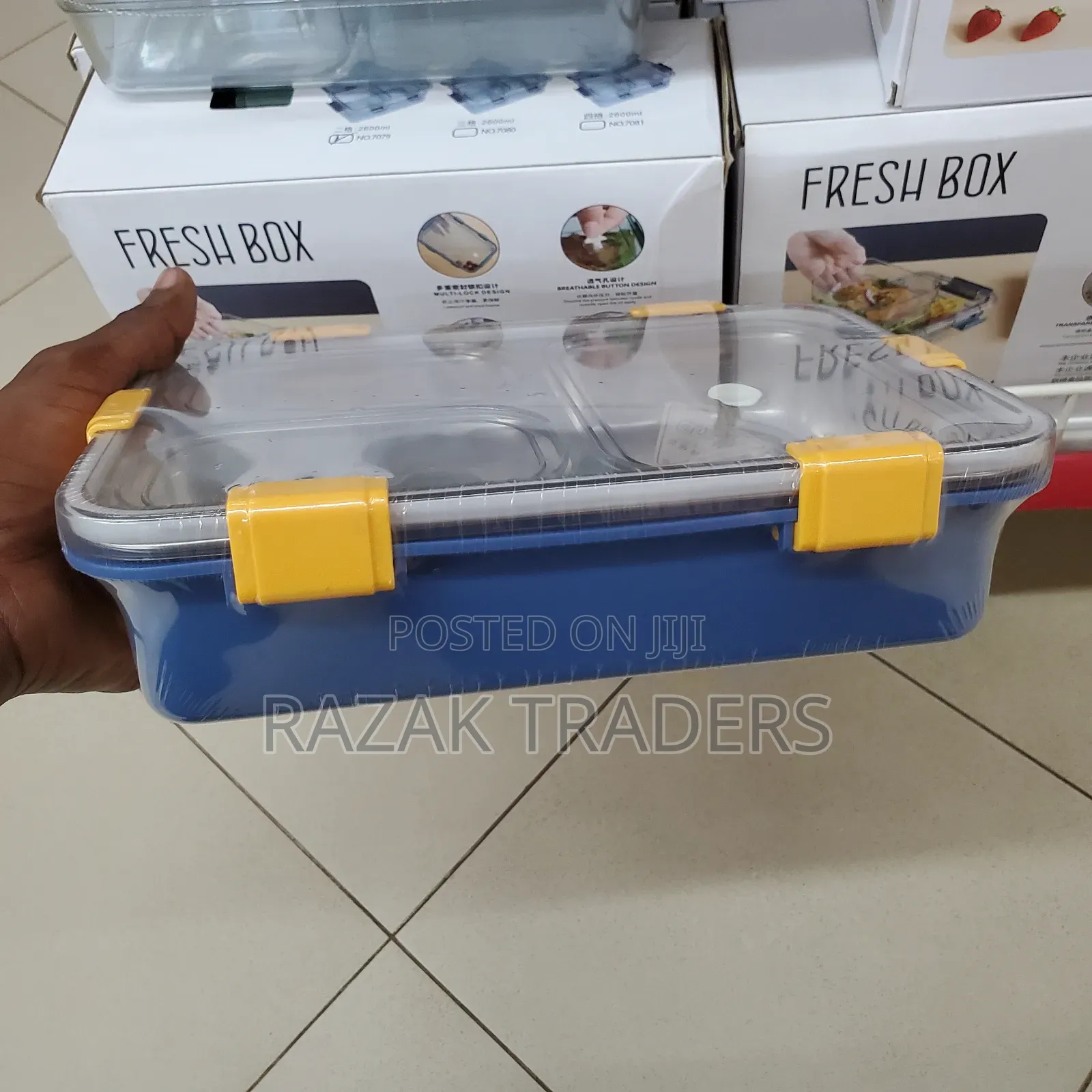 Insulated Lunch Box - Stainless Steel Vaccum (3compartment)