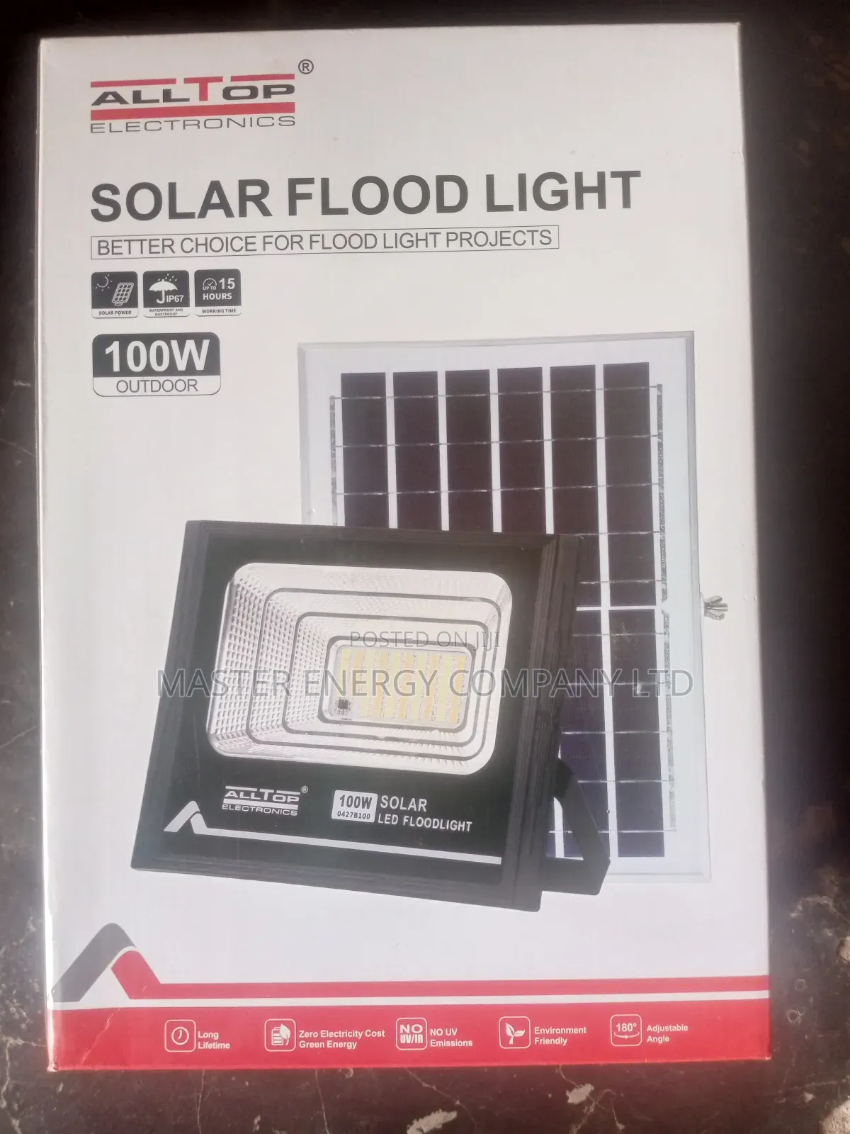 100watts Solar Flood Lights Alltop Zuran