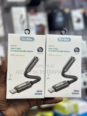Go-Des Type C Audio Adapter USB-C to DC 3.5MM Headphone Jack